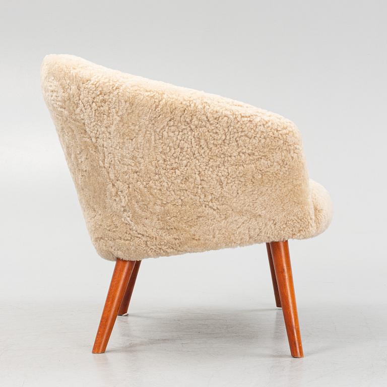 Nanna Ditzel, armchair, "Model 83" Søren Willadsen, Denmark 1950s-60s.