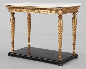 A late Gustavian early 19th Century console table.