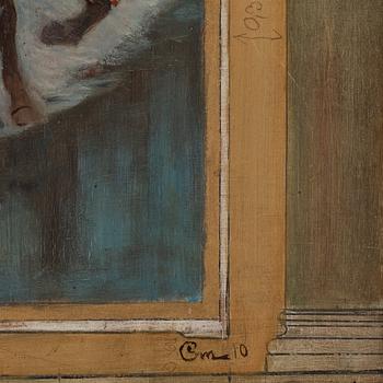Gustaf Cederström, Sketches for monumental paintings in the staircase of the House of Nobility, Stockholm.