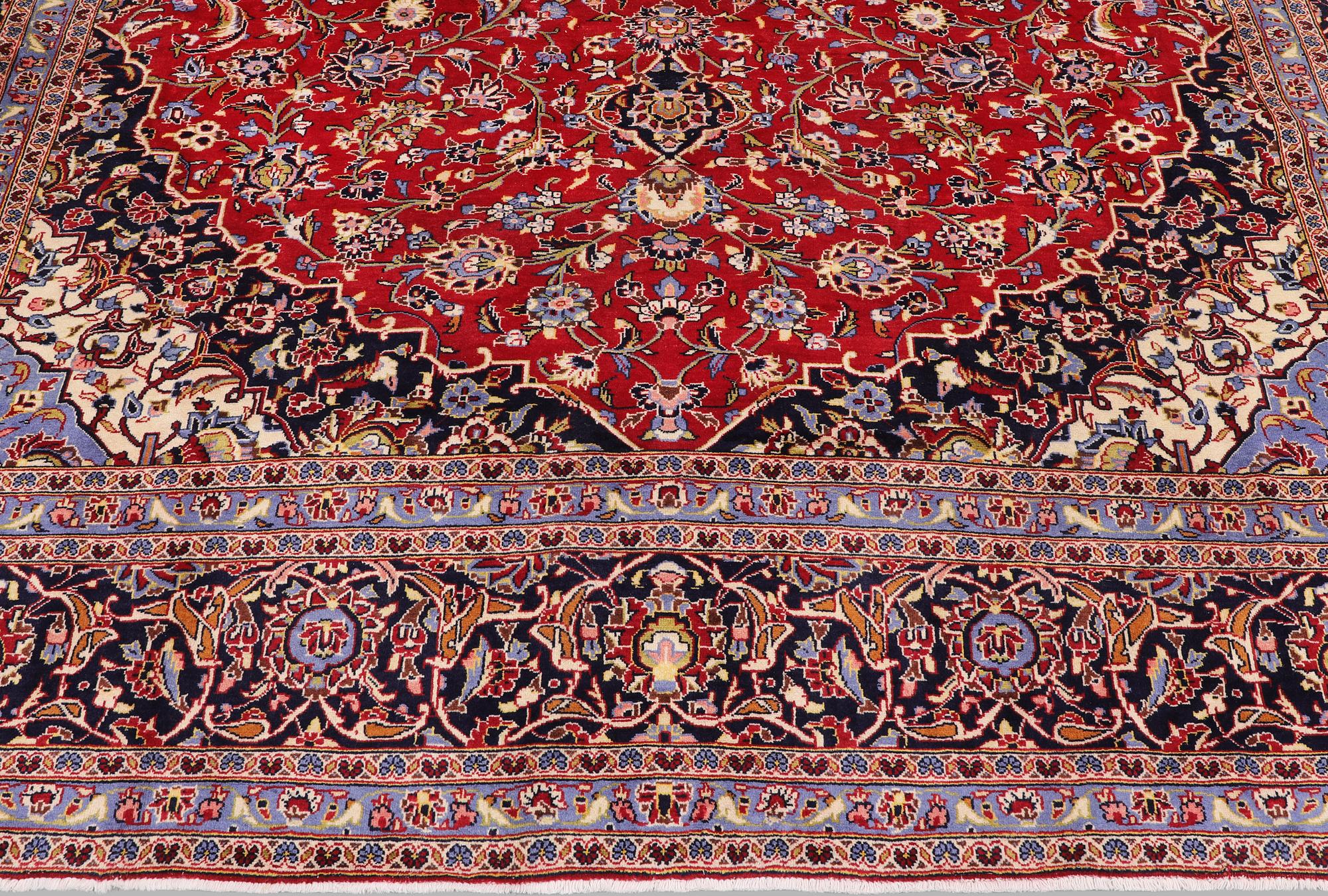 A Keshan carpet, 390 x 297 cm.
