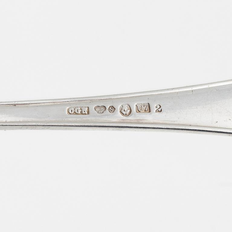 Bestickservisdelar, 25 st, bl.a. CG Hallberg, Stockholm 1938.