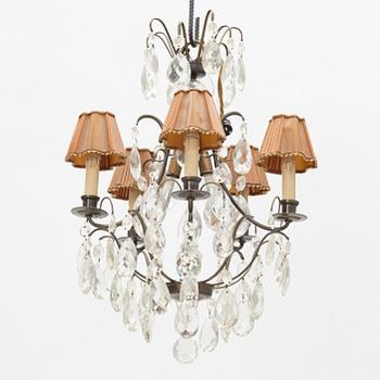 A Rococo style chandelier, first half of the 20th Century.