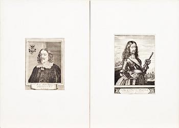 GRAFISKA BLAD, 11 stycken, 1700/1800-tal.