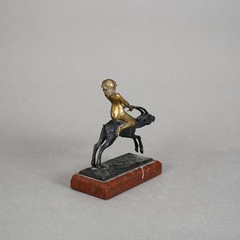 SKULPTUR, brons, signerad H Loewnich.