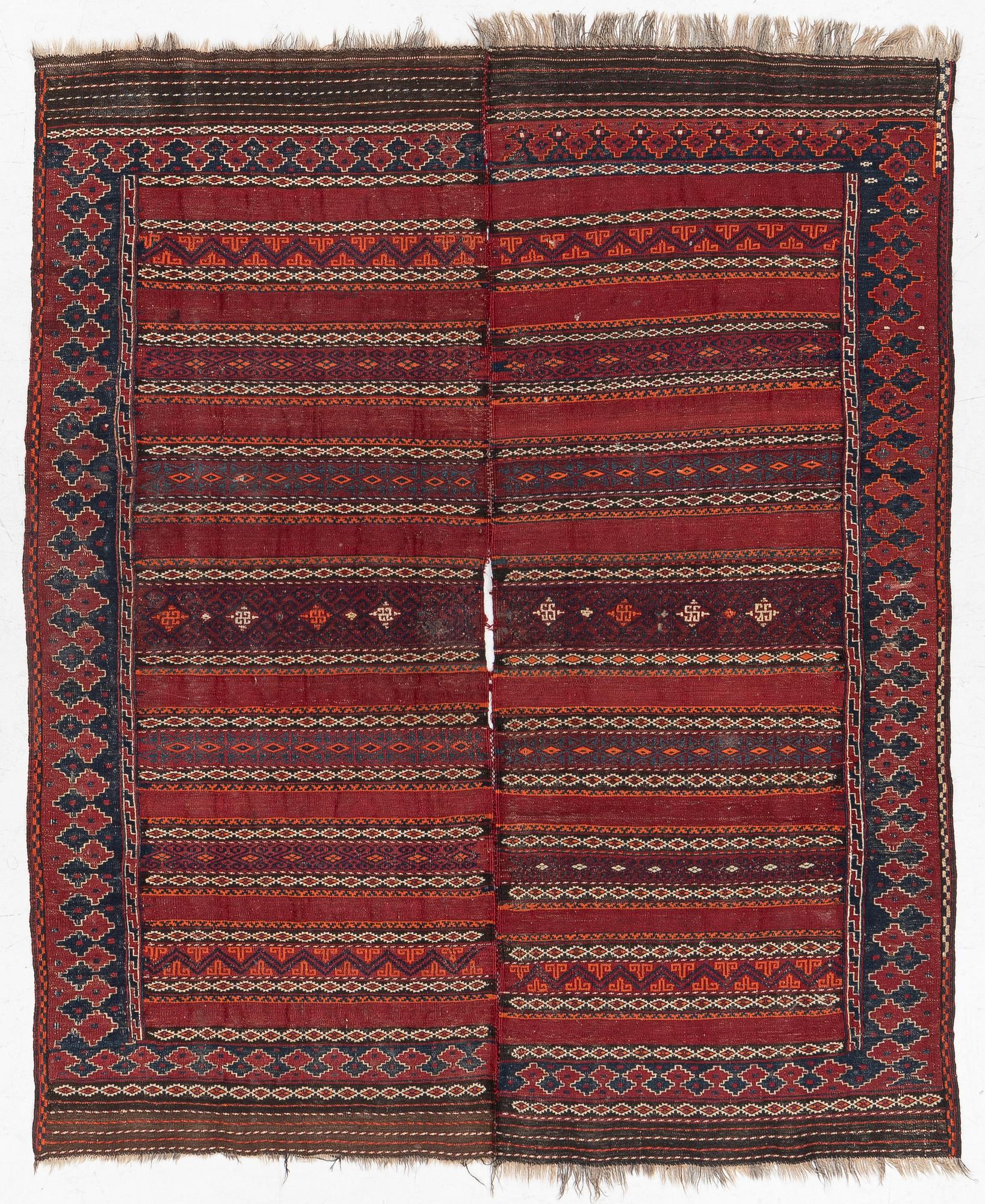 A Kashgai, rug a. 188 x 160 cm.