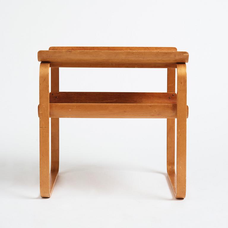 Alvar Aalto, a burled birch 'model 75' side table, Aalto Design, Hedemora, Sweden 1946-56.