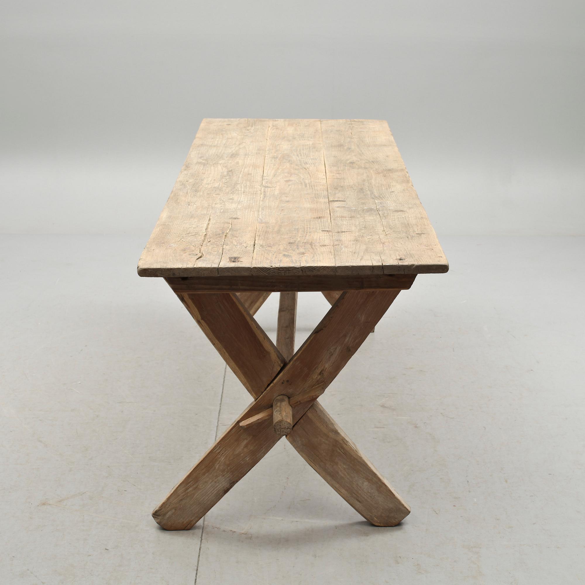 LÅNGBORD, allmoge, 1800-tal.