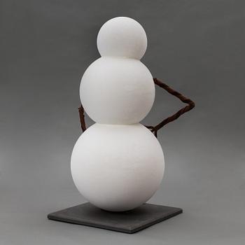 A snowman made by JoAnn Tan Studio for NK 2016.