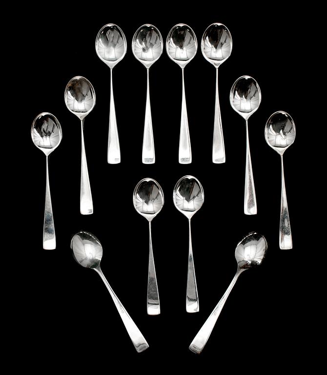 MOCKASKEDAR, 12 st, silver, MGAB, 1967. Vikt ca 93 g.