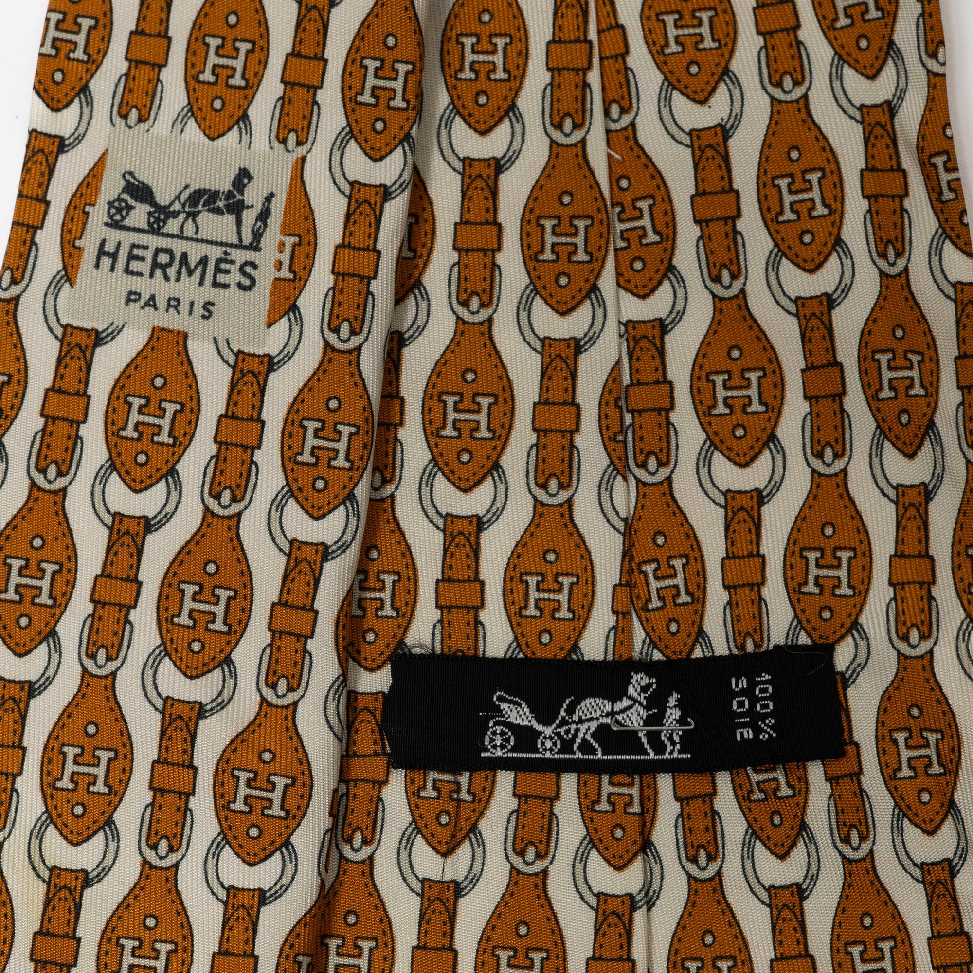 Hermès, ties, 3 pcs.