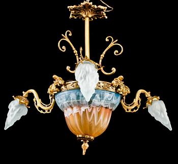 TAKLAMPA, 1900-talets andra hälft. Höjd ca 60 cm.