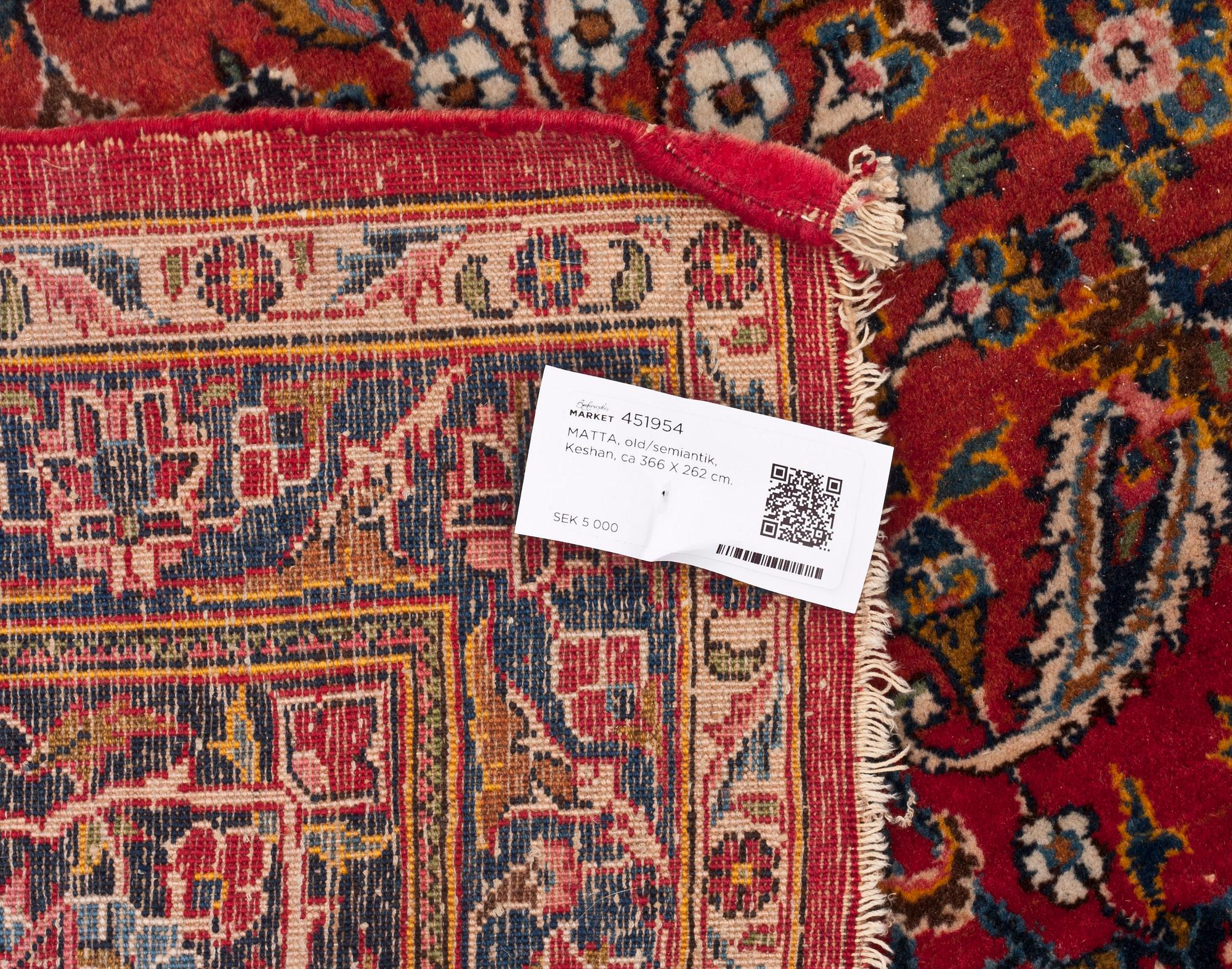 MATTA, old/semiantik, Keshan, ca 366 X 262 cm.