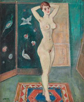 470. Einar Jolin, Standing nude.