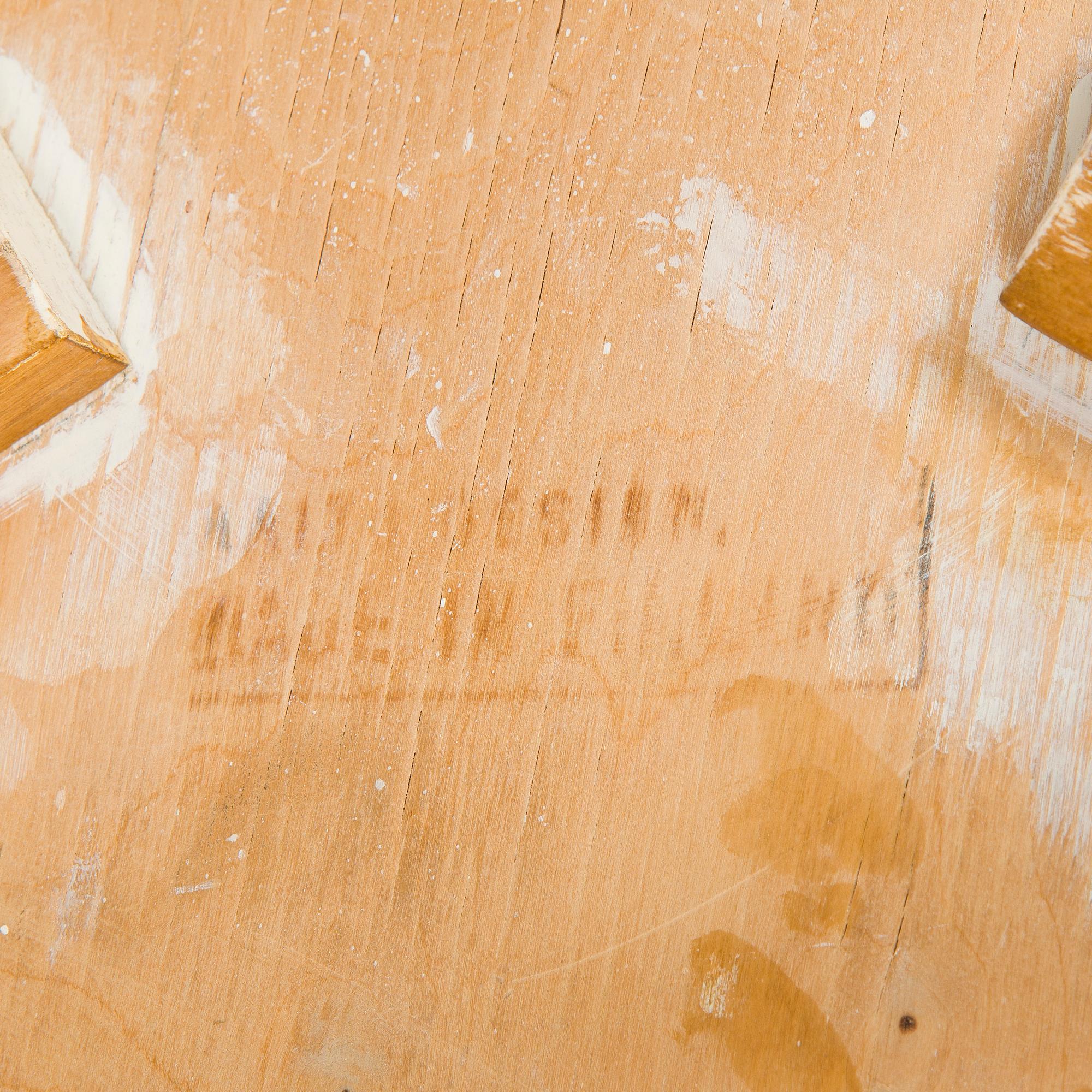 Alvar Aalto, a 1930s '60' stool for O.Y. Huonekalu- ja Rakennustyötehdas A.B.