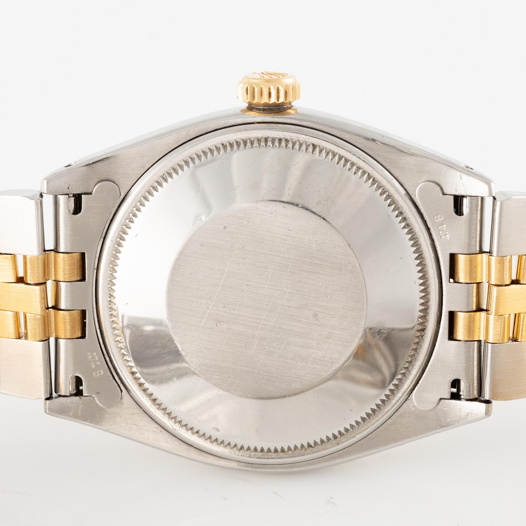 Rolex, Date, wristwatch, 34 mm.