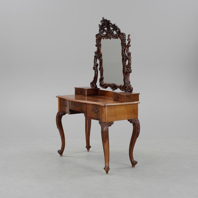 TOILETTEBORD/SMINKBORD, nyrokoko, 1800-talets andra hälft.