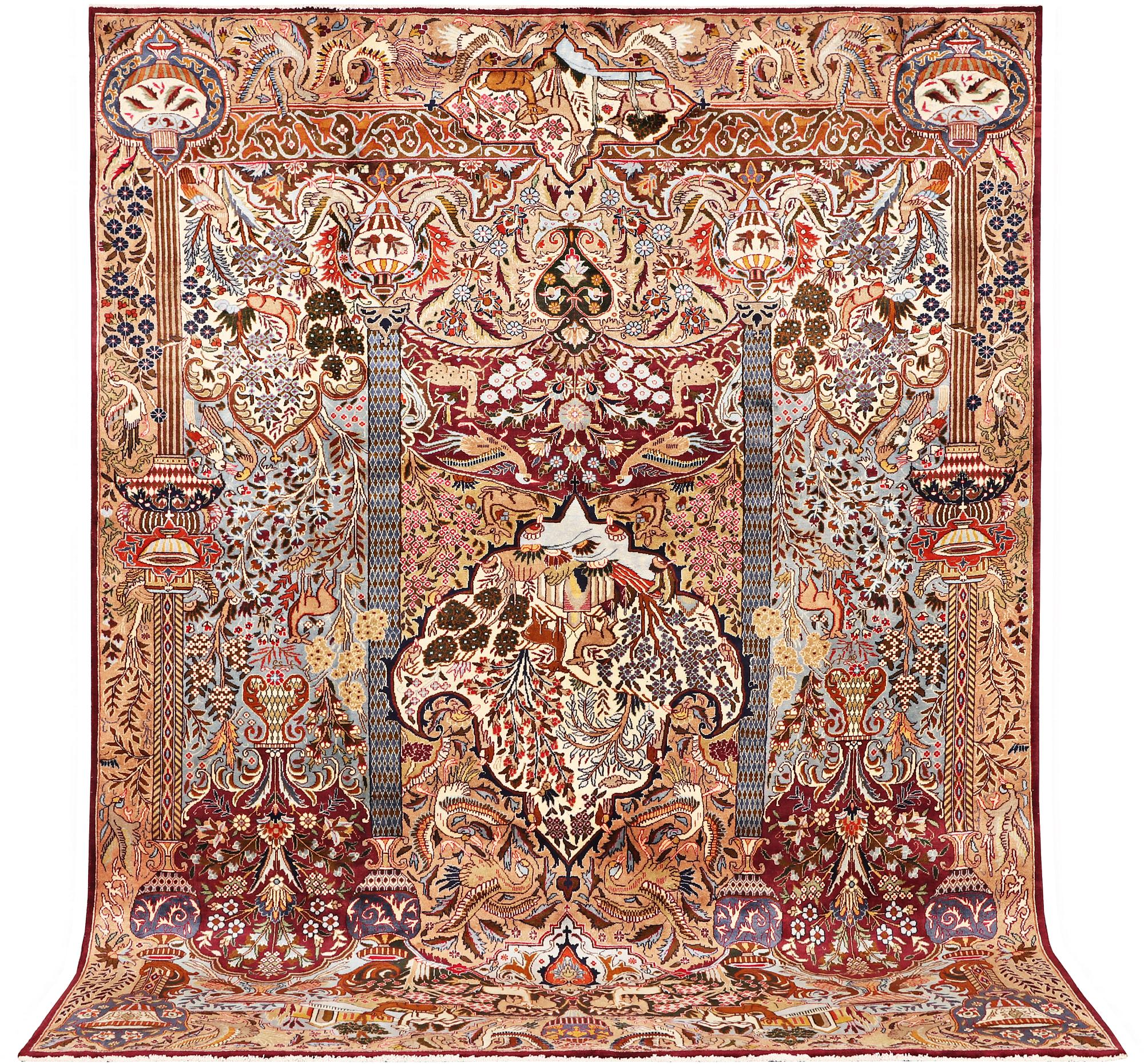 Matta, Kashmar, ca 390 x 290 cm.