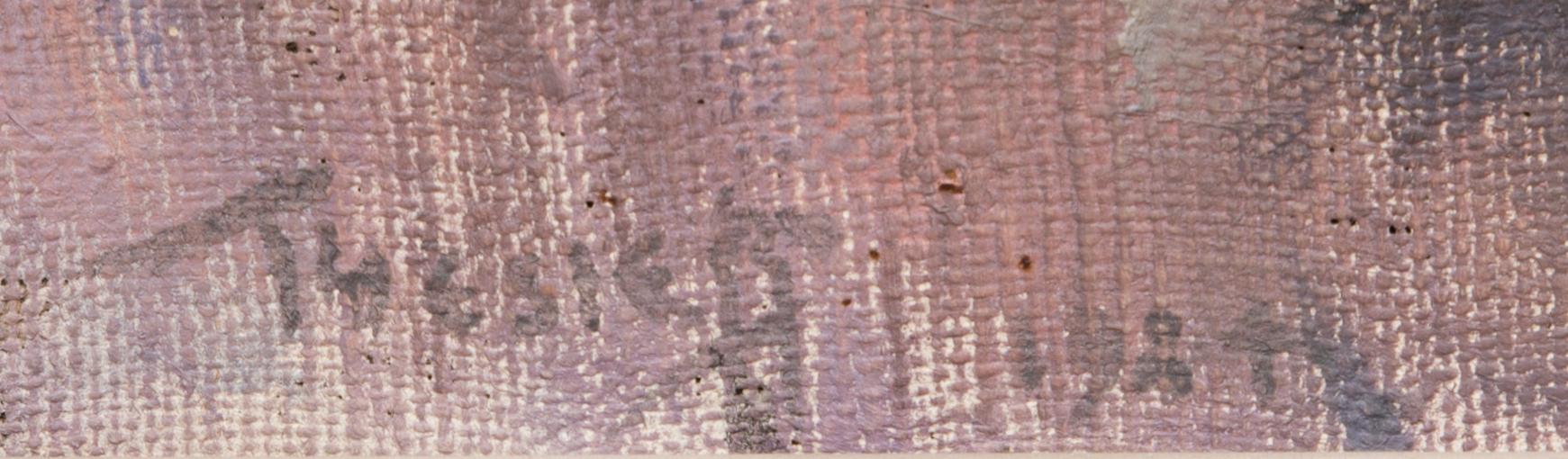 ELLEN THESLEFF, SPINNANDE KVINNA.