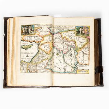 Biblia, Nürnberg 1662, med vackert bemålade gravyrer.