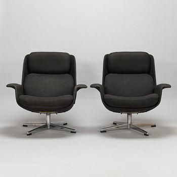 Olli Borg ja Mauri Laatikainen, fåtöljer, ett par, "Rondo", Asko 1960-tal.