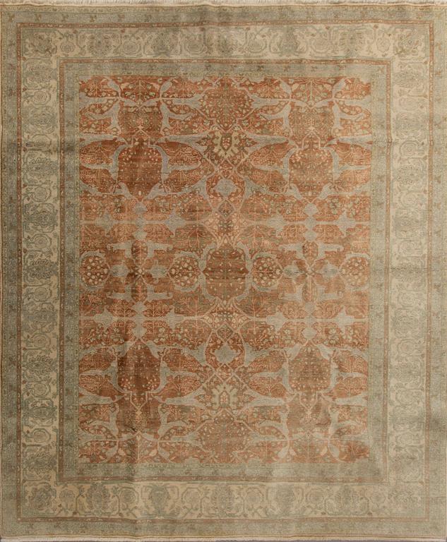 An old Mahal carpet ca 290 x 247 cm.