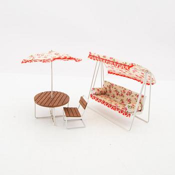 Dollhouse Furniture and Dolls from the 20th Century.