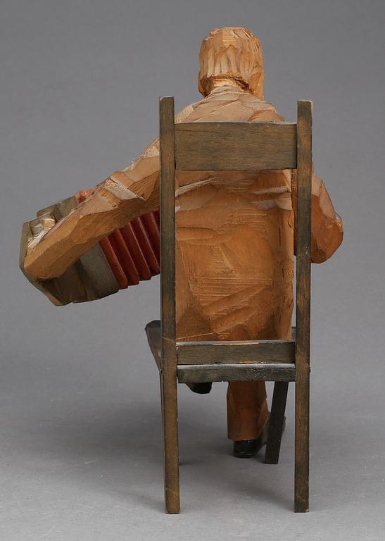 AXEL PETERSSON DÖDERHULTARN, skulptur, signerad.