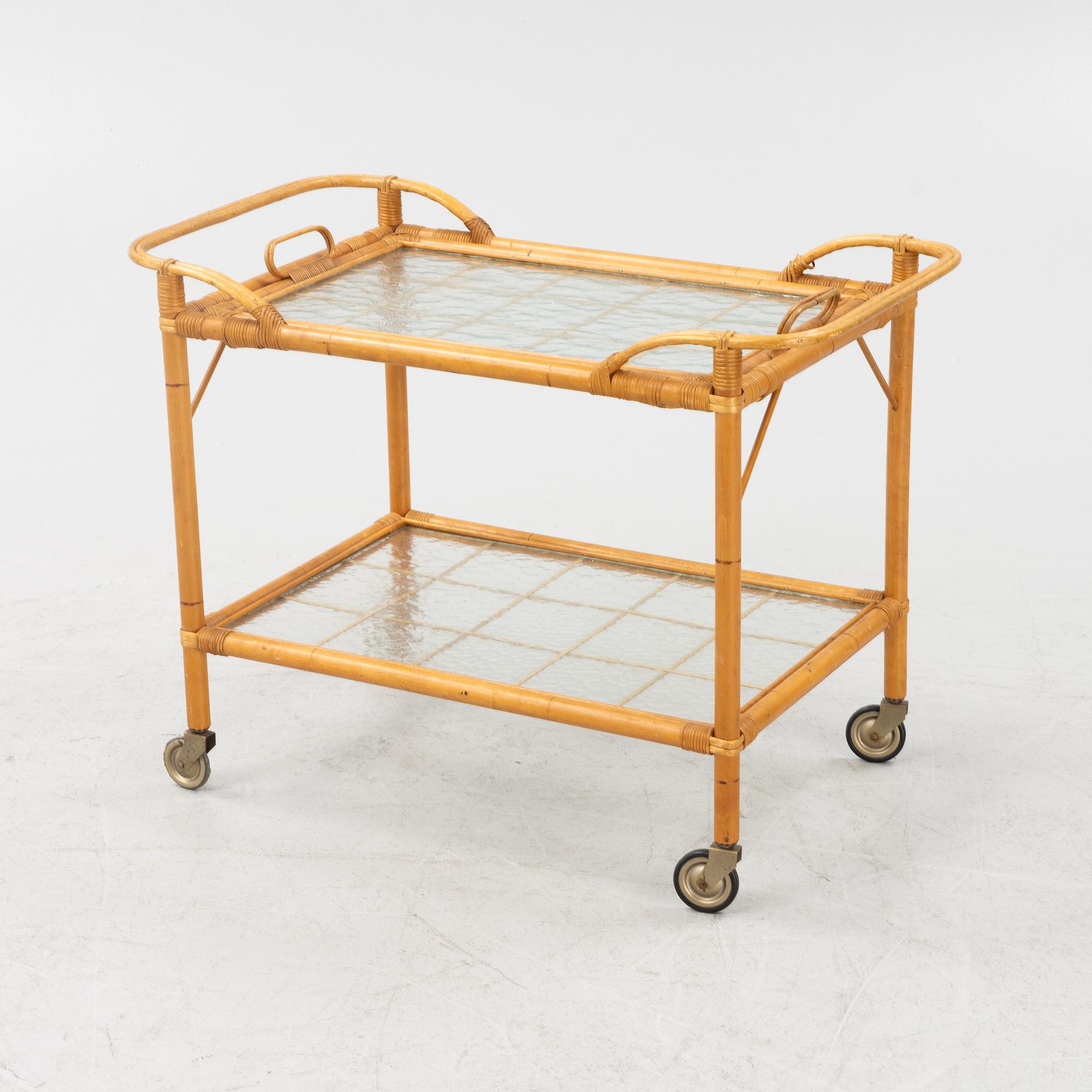 Serveringsvagn, 1900-talets mitt.