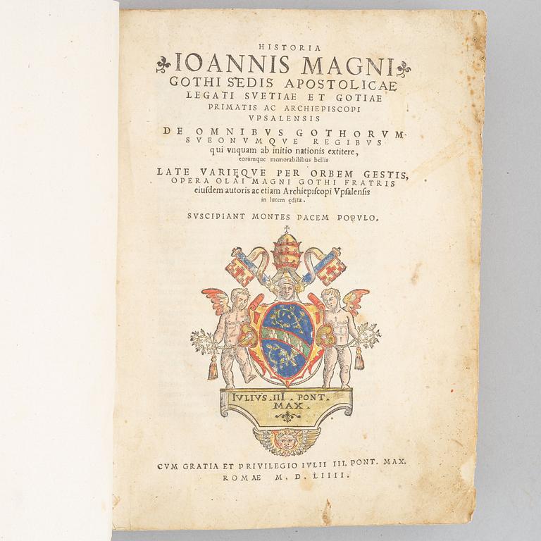 First edition of Johannes Magnus' Historia, 1554.