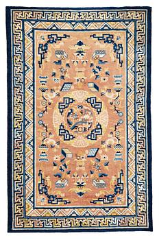 299. A CARPET, a semi-antique Ningxia, ca 197 x 127 cm.