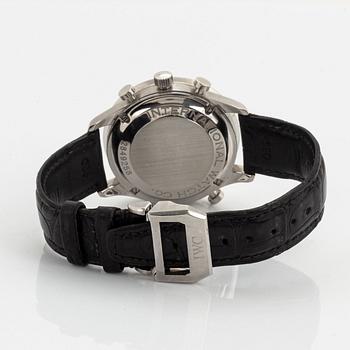 IWC, Schaffhausen, Portuguese, Rattrapante, chronograph(Split-Seconds), wristwatch, 41 mm.