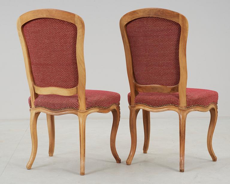 STOLAR 6 st, Rokokostil, 1900-talets första hälft.