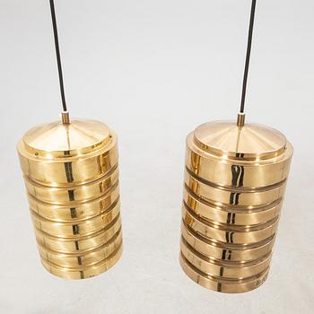 Hans-Agne Jakobsson, a pair of ceiling lamps, model T487/M, Markaryd, late 1960s/70s.