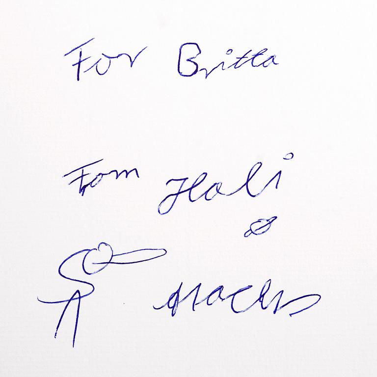 FOTOBÖCKER, 7 st, Gunter Sachs och en Alexander Sachs, 5 st med signering och dedikation.