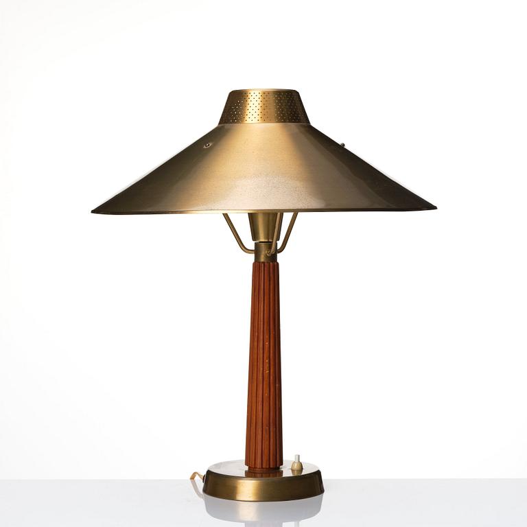 Hans Bergström, two table lamps, model "716", ateljé Lyktan, Sweden 1940-50s.