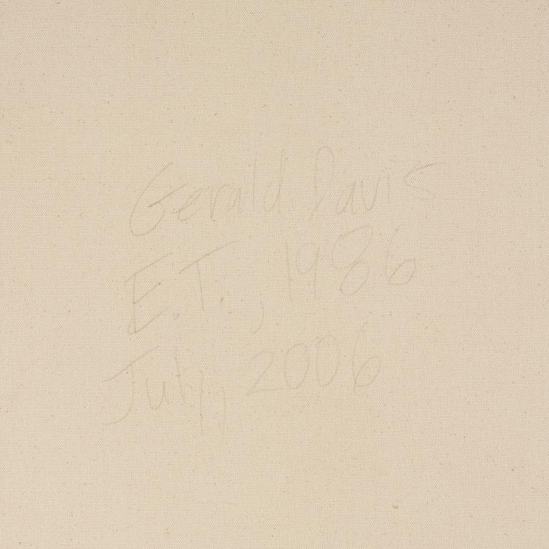 Gerald Davis, canvas signed and dated 2006 verso.
