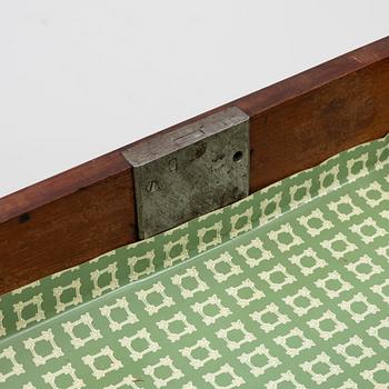 A late gustavian mahogny table.