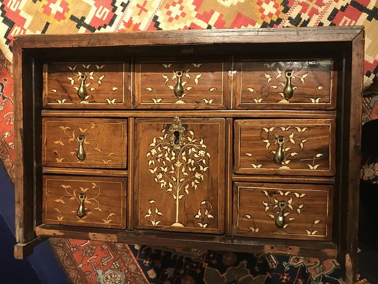 A cabinet, Indian for the Portugese market, 1600/1700's.