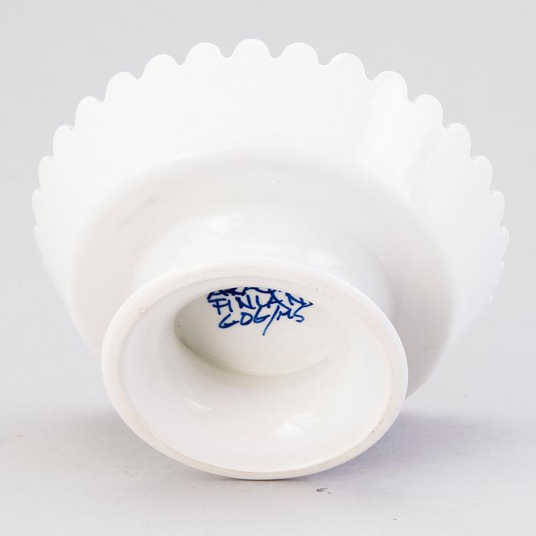 GUNVOR OLIN-GRÖNQVIST, Four 1960s ceramic objects signed GOG Arabia, Finland.