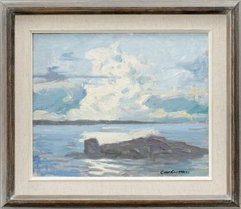EVALD KALLSTENIUS, olja på duk,, signerad.