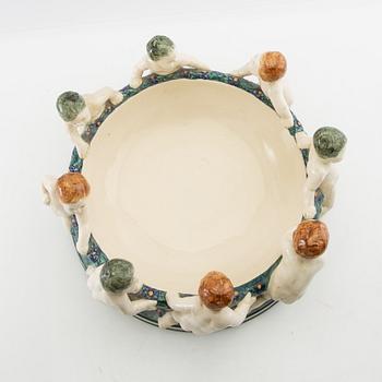 Wilhelm Süss jardinière for Karlsruhe State Majolica Manufactory AG, first half of the 20th century.