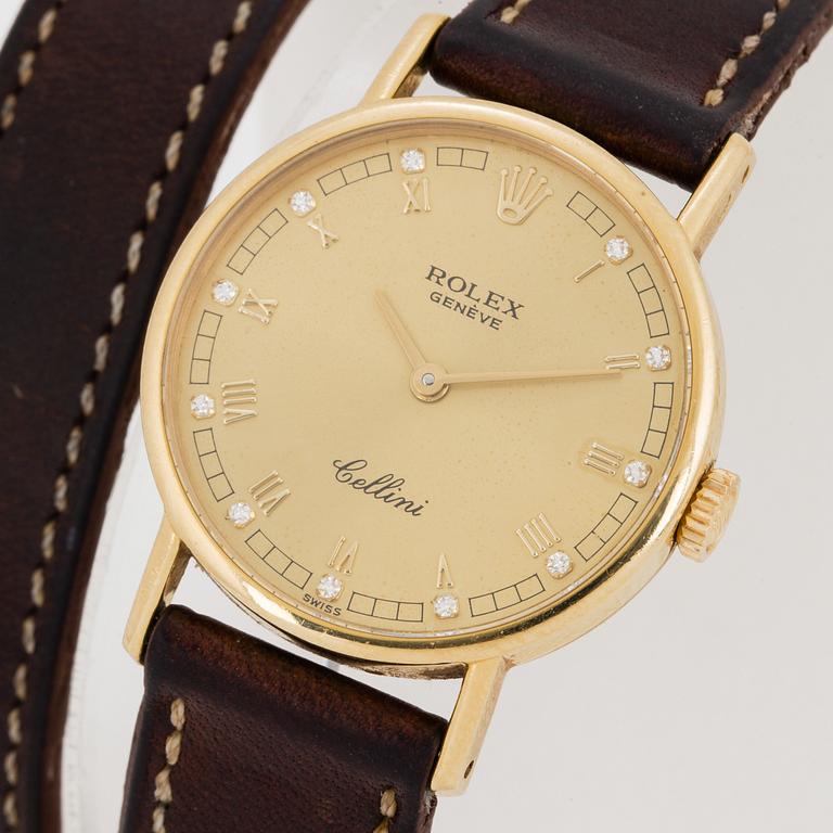 ROLEX, Cellini, wristwatch, 26 mm.