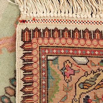 Carpet Oriental figural semi-antique approx. 148x99 cm.