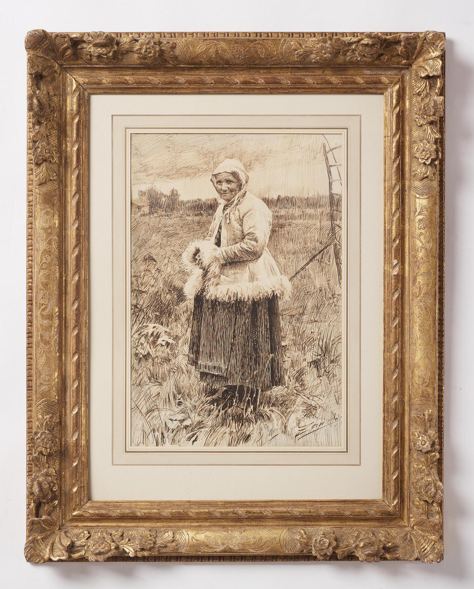 Anders Zorn, Grandmother.
