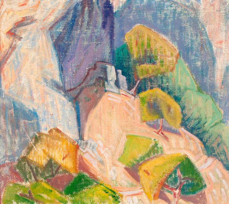 Carl Palme, Landscape Rapallo.