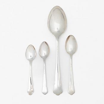 Bestick, 40 st, silver, bl a GAB, Stockholm 1945.