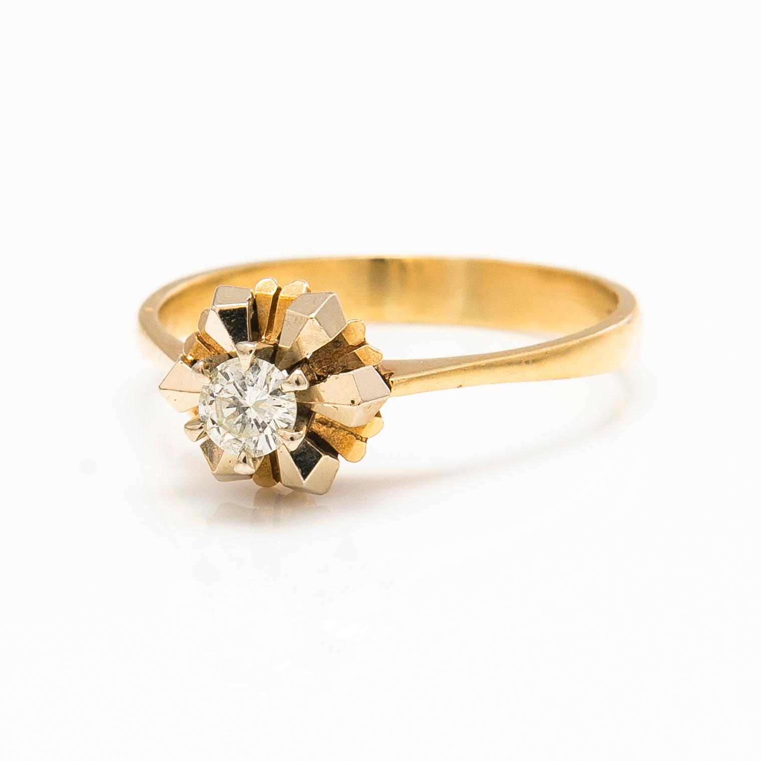 SORMUS, 18K kultaa, timantti n. 0.25 ct.