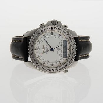ARMBANDSUR, herr, Breitling New Pluton 3100, stål, 1994.