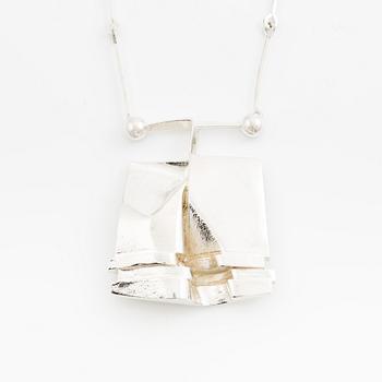 Björn Weckström, Necklace "O2X", sterling silver. Lapponia 1971.