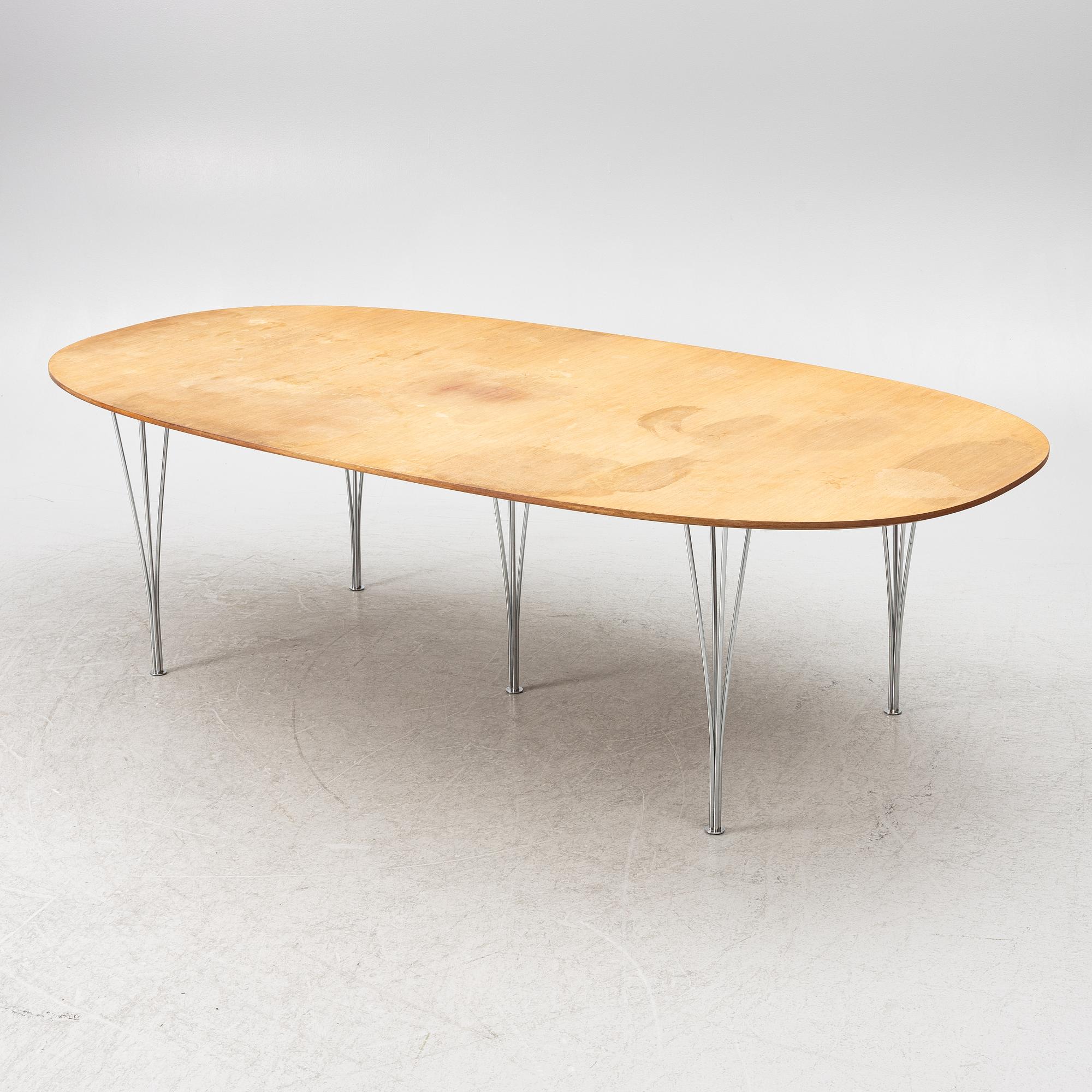 Piet Hein & Bruno Mathsson, bord, "Superellips", Fritz Hansen.